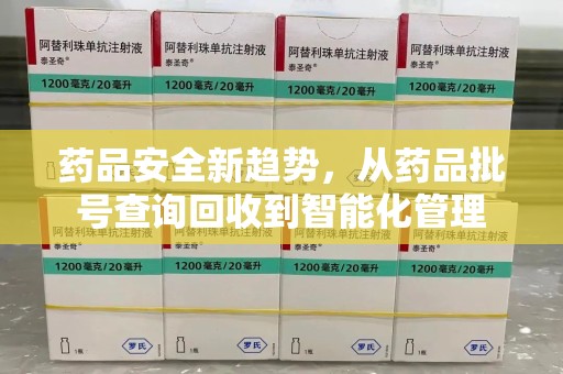 西安药品安全新趋势，从药品批号查询回收到智能化管理